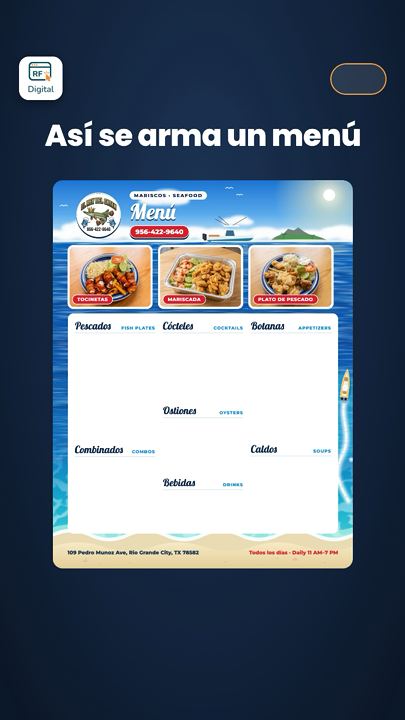 How a menu comes together